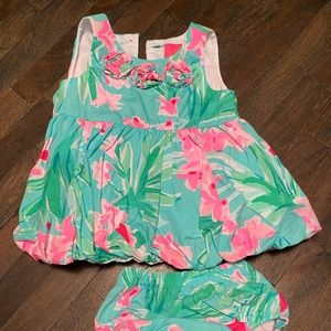 Lilly Pulitzer Bubble Dress with Matching Briefs